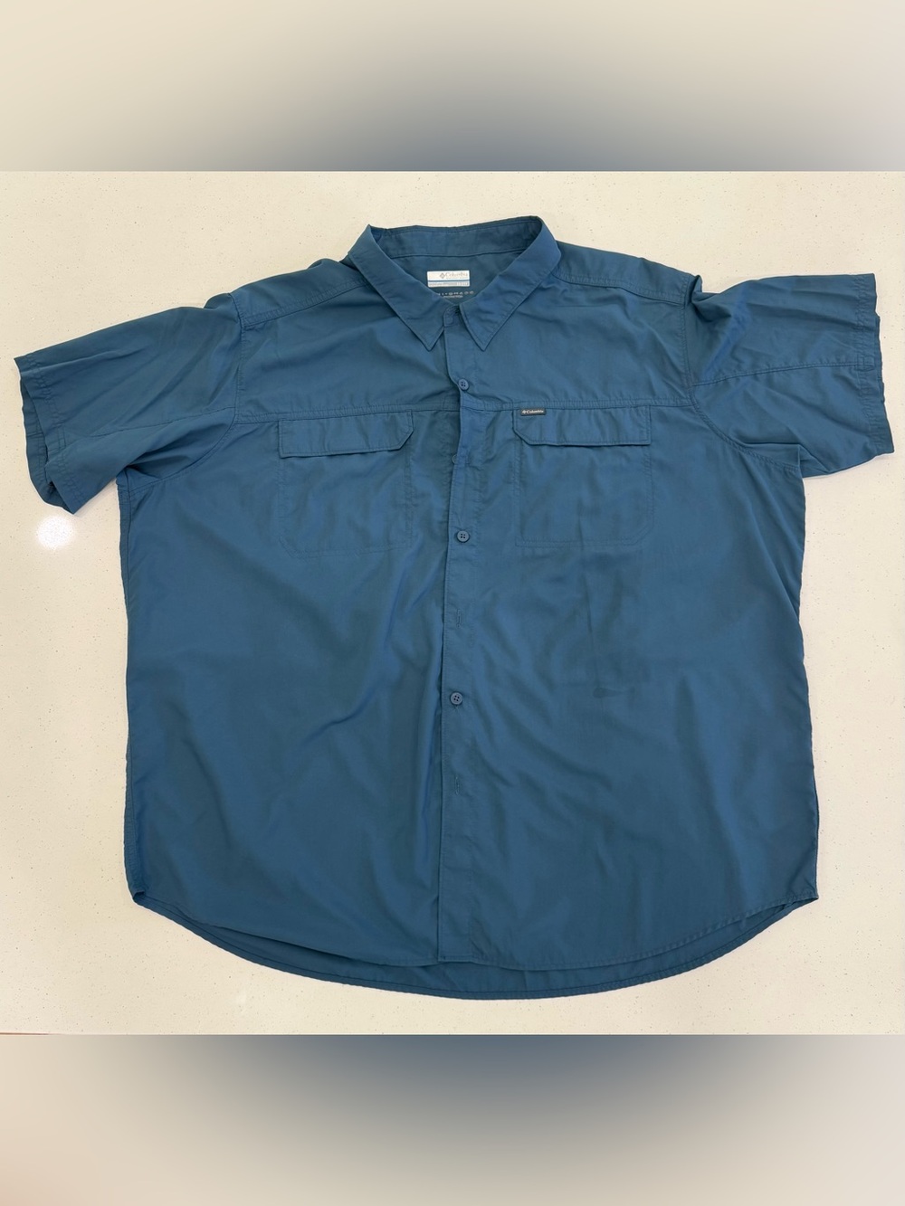 Columbia Men's Omni-Shade Performance Shirt - Dark Teal